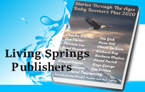 Living Springs logo with book copy